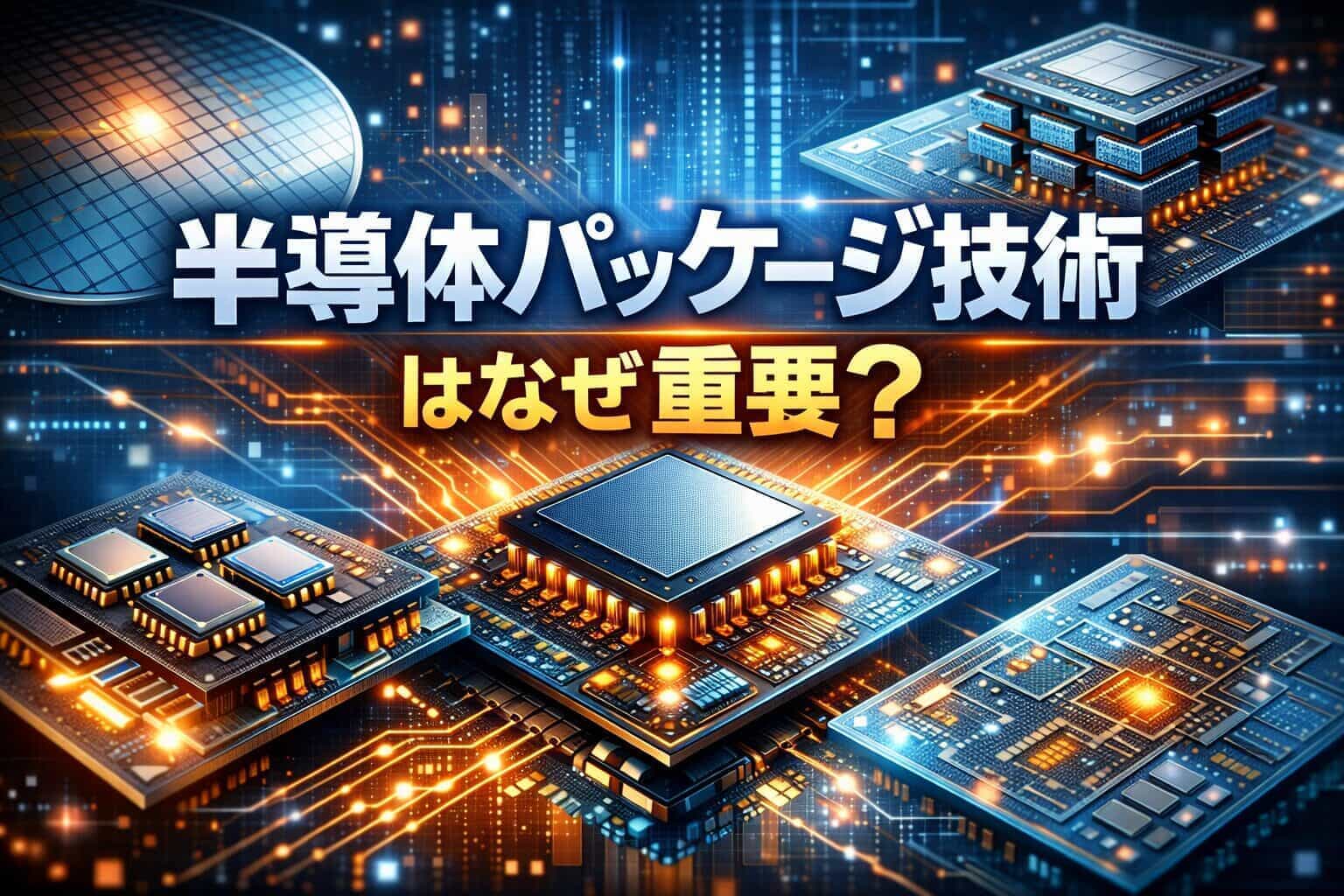 半導体パッケージ技術はなぜ重要？SoCとSiPの違い・最新トレンド（CoWoS/PLP）を解説